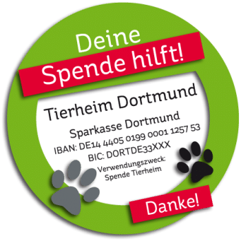 Spende fürs Tierheim Dortmund