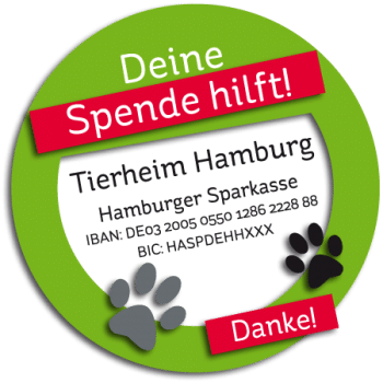 Spende fürs Tierheim Hamburg!