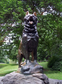 Hunde-Denkmal: Balto